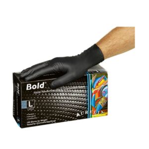 Einweghandschuhe schwarz AURELIA BOLD, Grösse 8/M