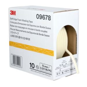 3M™ Soft Edge Foam Abdeckband, Weiß, 13 mm x 50 m, 09678